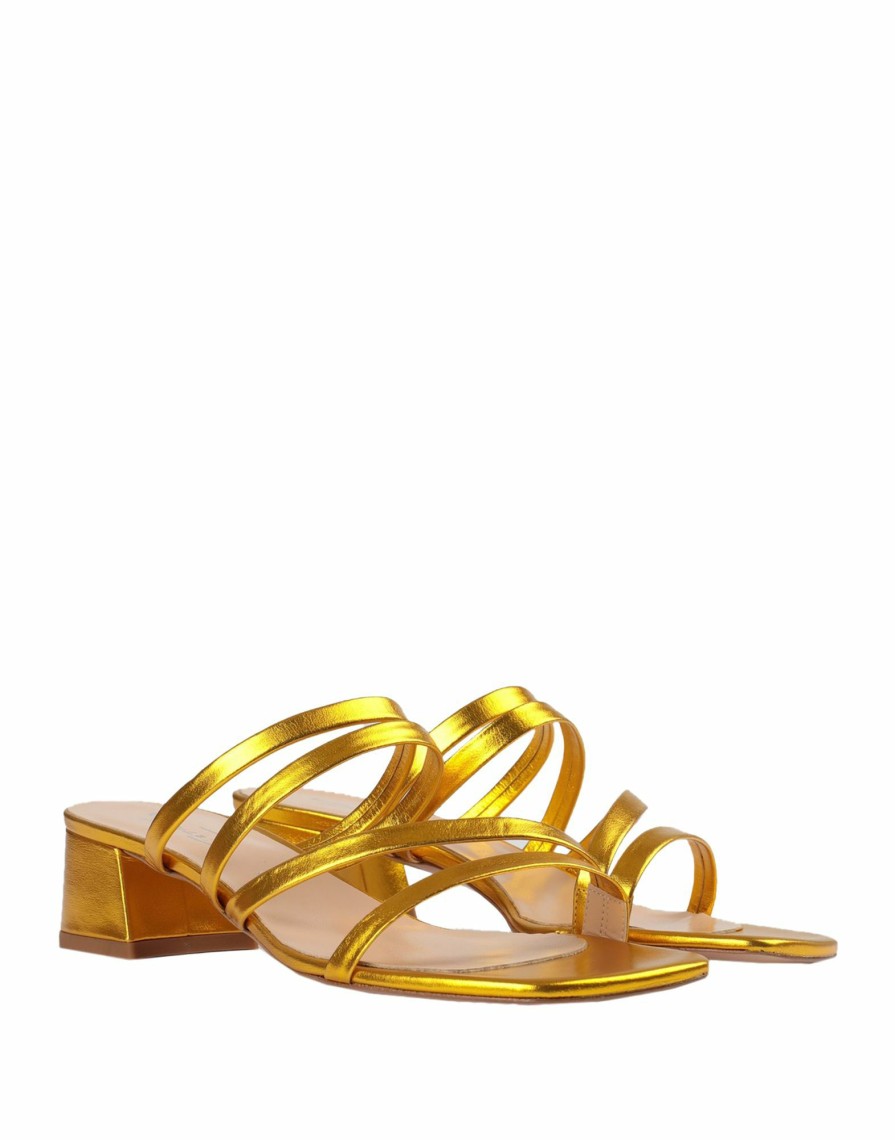 Footwear * | Bianca Di Sandals For Women Yellow