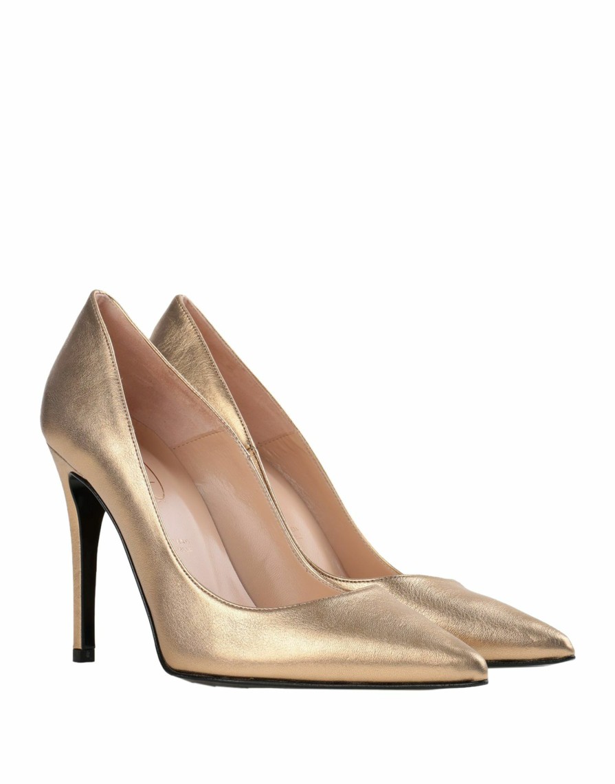 Footwear * | Bianca Di Pump For Women Gold