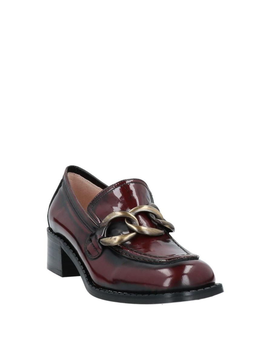 Footwear * | Bianca Di Loafers For Women Maroon