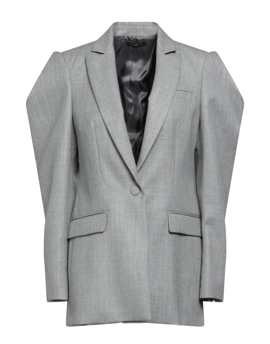 Coats & Jackets * | Wandering Blazer For Women Grey