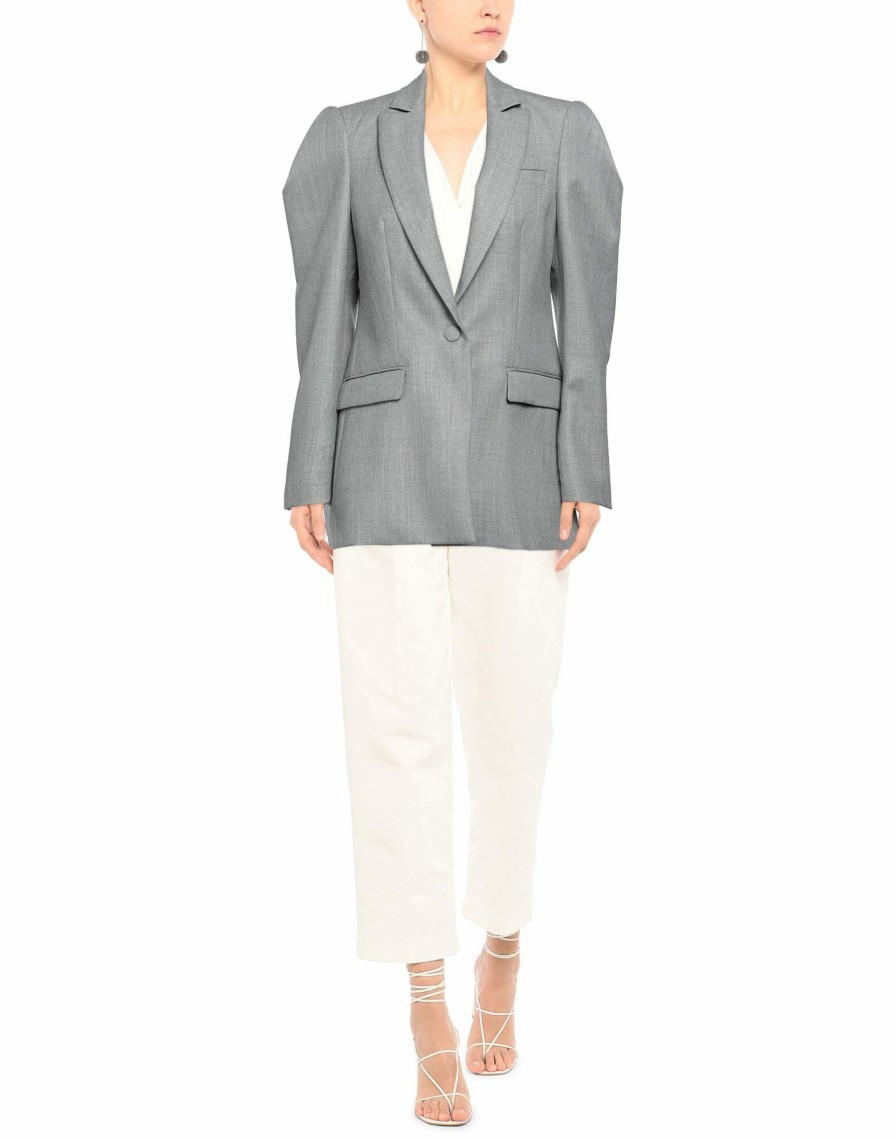 Coats & Jackets * | Wandering Blazer For Women Grey