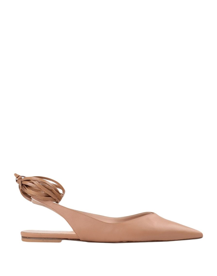 Footwear * | Bianca Di Ballet Flats For Women Camel