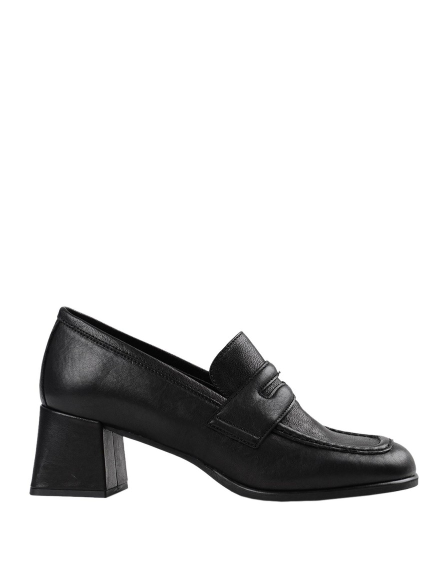 Footwear * | Bianca Di Loafers For Women Black