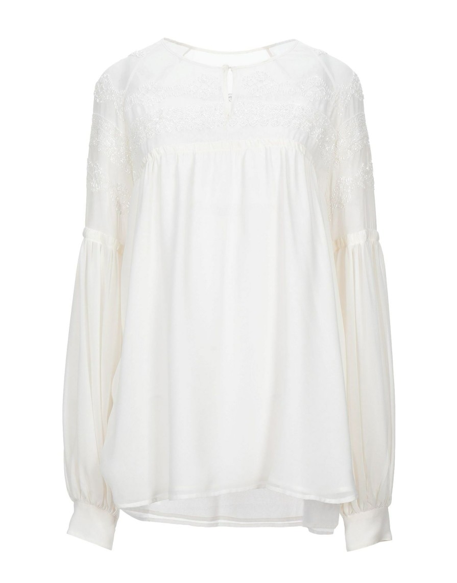 Shirts * | Wandering Blouse For Women White