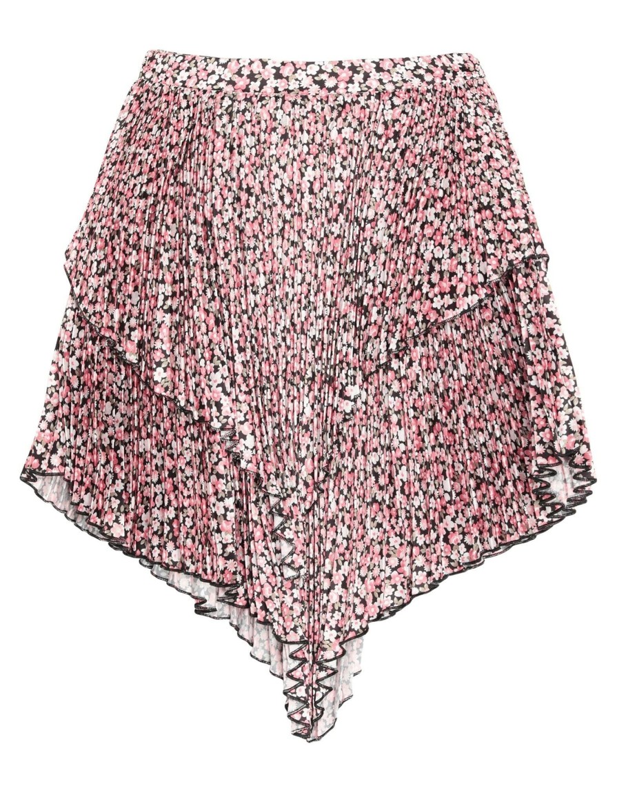 Skirts * | Wandering Mini Skirt For Women Pastel Pink