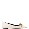 Footwear * | Bianca Di Ballet Flats For Women Ivory