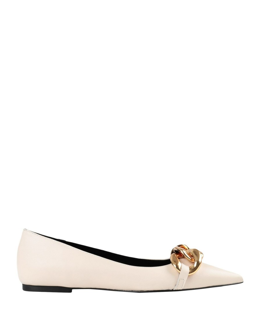 Footwear * | Bianca Di Ballet Flats For Women Ivory