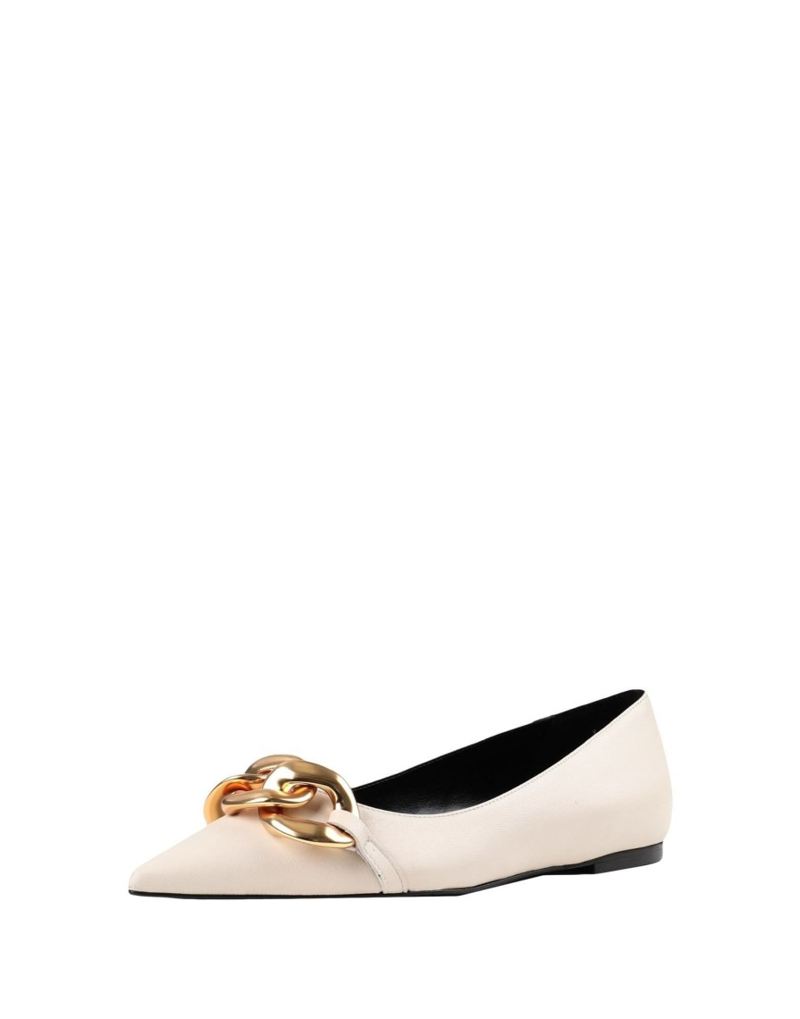 Footwear * | Bianca Di Ballet Flats For Women Ivory