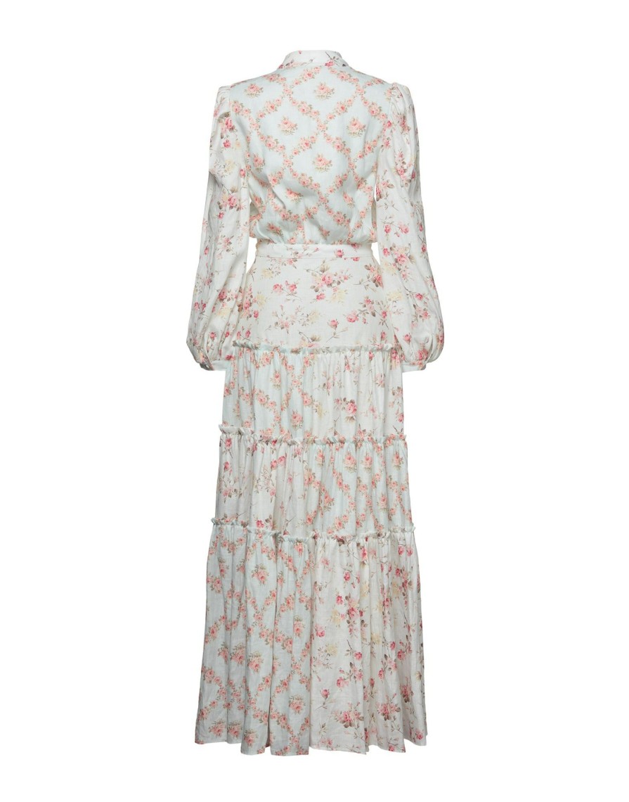 Dresses * | Wandering Long Dress For Women Ivory