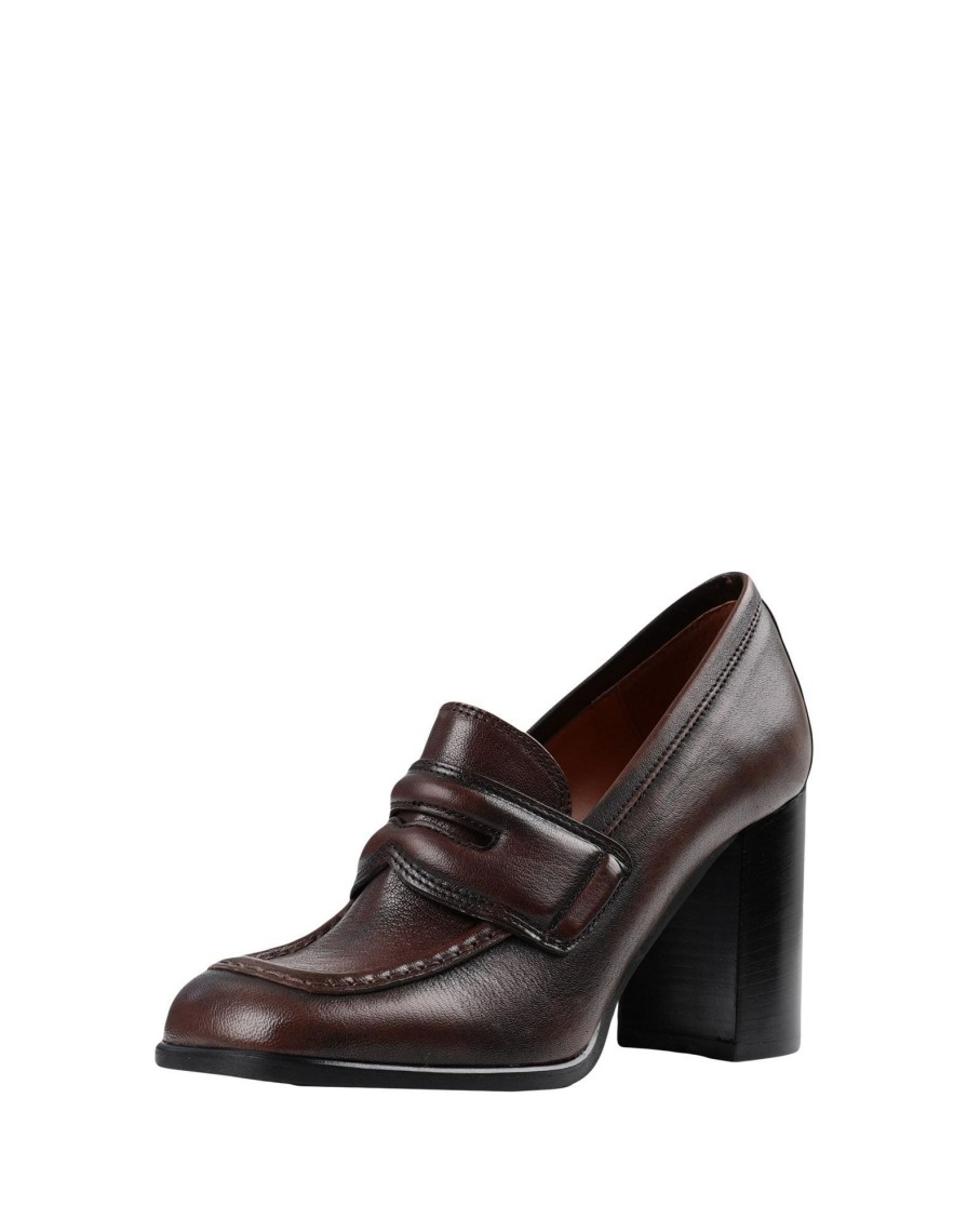 Footwear * | Bianca Di Loafers For Women Brown