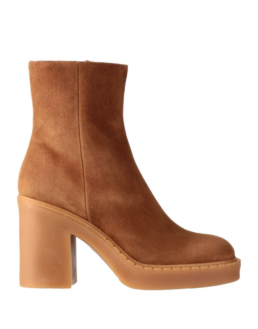 Footwear * | Bianca Di Ankle Boot For Women Camel