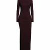 Dresses * | Wandering Long Dress For Women Deep Purple