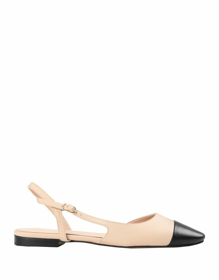 Footwear * | Bianca Di Ballet Flats For Women Beige